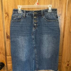 The Main Street Exchange denim skirt sz 10 *non-stretch